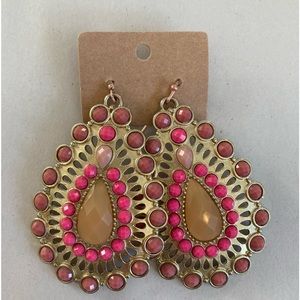 Women’s Pink Bohemian Earrings